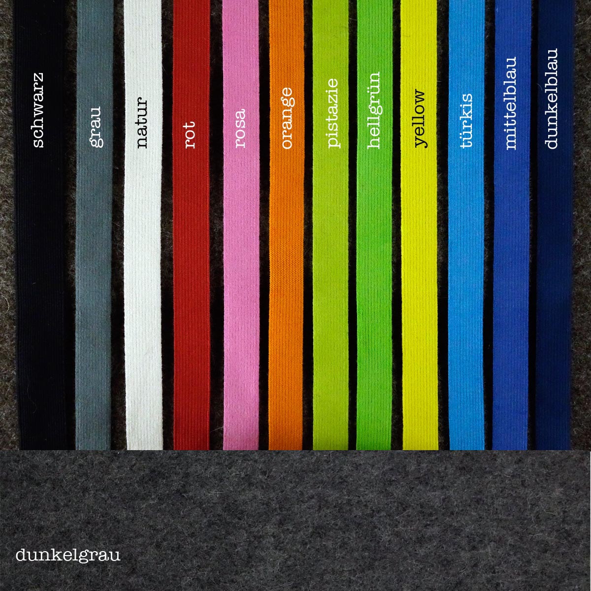 flachgummi-breit-farben-mit-schrift-dunkelgrau